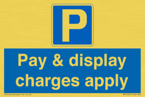 Pay & display charges apply
